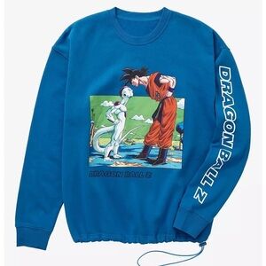 Dragon Ball Z Frieza & Goku Staredown Toggle Crewneck M